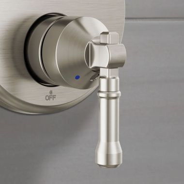 Click here to see Delta RP103750SSPR Delta Broderick Handle, Set Screw and Cover for 14 Series Integrated Diverter Trim (3 & 6 Settings), Lumicoat Stainless - RP103750SSPR