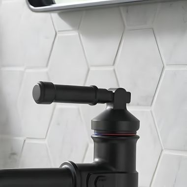 Click here to see Delta RP103721PCPR Delta Broderick Lever Handle and Clip for Broderick Single Handle Bathroom Faucet, Lumicoat Chrom - RP103721PCPR