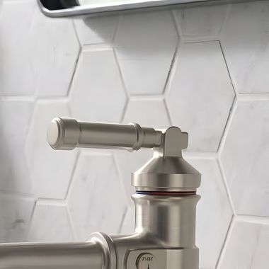 Click here to see Delta RP103721SSPR Delta Broderick Lever Handle and Clip for Broderick Single Handle Bathroom Faucet, Lumicoat Stainless - RP103721SSPR