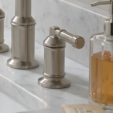 Click here to see Delta RP103723SSPR Delta Broderick Lever Handle Kit for Broderick Widespread Bathroom Faucet, Lumicoat Stainless - RP103723SSPR