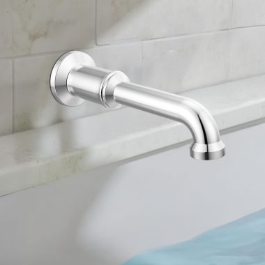 Click here to see Delta RP103402PCPR Delta Broderick Non Diverter Tub Spout, Lumicoat Chrome - RP103402PCPR