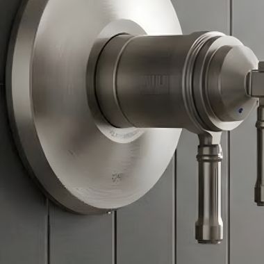 Click here to see Delta RP103748SSPR Delta Broderick Volume Control Handle, Set Screw & Cover for the T17T084 17-Series Valve Trim, Lumicoat Stainless - RP103748SSPR