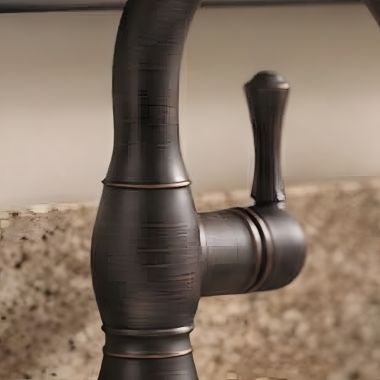 Click here to see Delta RP102234RB Delta Lever Handle And Clip for Cassidy 597 & 598LF Single Handle Bathroom Faucet, Venetian Bronze - RP102234RB