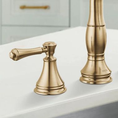 Click here to see Delta RP102237CZ Delta Handle Kit for Cassidy 3597 Two Handle Widespread Pull-Down Bathroom Faucet, Champagne Bronze - RP102237CZ