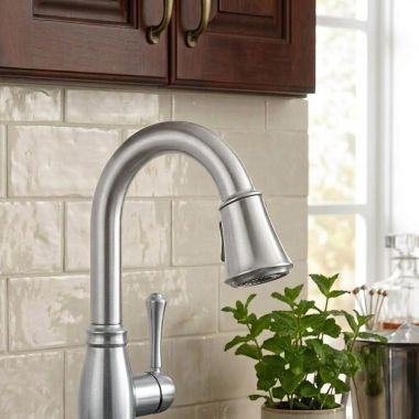 Click here to see Delta RP72681ARPR Delta Spout Assembly for Cassidy 9197TL Kitchen Faucet & 9997TL Bar/Prep Faucet, Lumicoat Arctic Stainless - RP72681ARPR