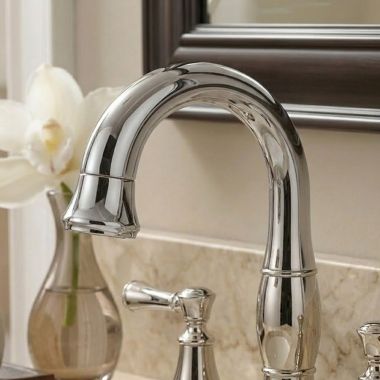 Click here to see Delta RP102232PC Delta Cassidy Spout and Hose Assembly for 3597 Two Handle Widespread Pull-Down Bathroom Faucet, Chrome - RP102232PC