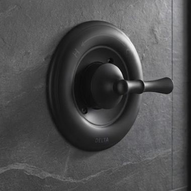 Click here to see Delta RP101306BL Delta Chamberlain Handle Kit for Monitor 14 Series 142747-I Shower & 144747-I Tub and Shower, Matte Black - RP101306BL