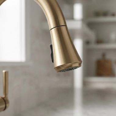 Click here to see Delta RP101293CZ Delta Coranto Sprayer Assembly for 9179-DST Single Handle Pull-Down Kitchen Faucet, Champagne Bronze - RP101293CZ