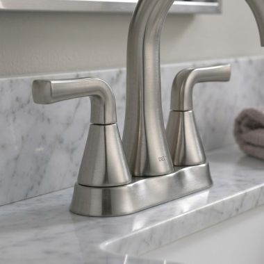Click here to see Delta RP103719SS Delta Dallace Lever Handle Kit for 25828LF Two Handle Centerset Bathroom Faucet, Stainless - RP103719SS