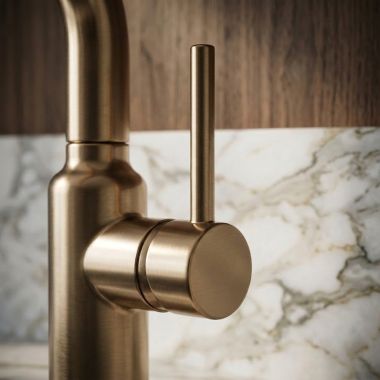 Click here to see Delta RP103843CZ Delta Handle Set With Set Screw for Daneri Single Handle Pull-Out Kitchen Faucet, Champagne Bronze - RP103843CZ
