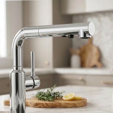Click here to see Delta RP103842PC Delta Daneri Wand Assembly for Daneri Single Handle Pull Out Kitchen Faucet, Chrome - RP103842PC