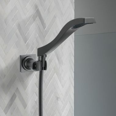 Click here to see Delta 55051-BL Delta Dryden Premium Single-Setting Wall Mount Hand Shower, 1.75 GPM, Matte Black - 55051-BL