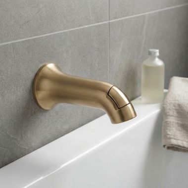 Click here to see Delta RP103558CZ Delta Eldren Tub Spout for 144847 Monitor 14 Series Tub and Shower, Champagne Bronze - RP103558CZ