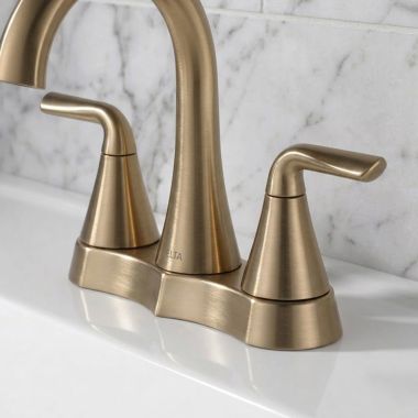Click here to see Delta RP103569CZ Delta Eldren Lever Handle Assembly for 25847LF Two Handle Centerset Bathroom Faucet, Champagne Bronze - RP103569CZ