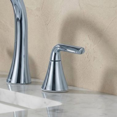Click here to see Delta RP103571PC Delta Eldren Lever Handle Kit for 35847LF Two Handle Widespread Bathroom Faucet, Chrome - RP103571PC