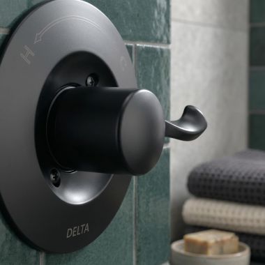 Click here to see Delta RP101940BL Delta Esato Handle And Shower, ADA, Matte Black - RP101940BL