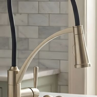 Click here to see Delta RP90284CZ Delta Foundry Spout Arm Assembly, Champagne Bronze - RP90284CZ 