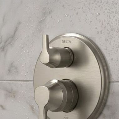 Click here to see Delta RP102213SSPR Delta Galeon Diverter Handle, Lumicoat, ADA, Stainless - RP102213SSPR