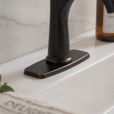 Click here to see Delta RP102244OB Delta Geist Escutcheon And Base Plate, Oil Rubbed Bronze - RP102244OB