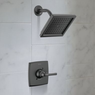 Click here to see Delta 142864-BL Delta Geist Monitor 14-Series Shower Faucet, Touch-Clean, MultiChoice Valve, ADA, Matte Black - 142864-BL