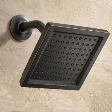 Click here to see Delta RP102029OB Delta Geist Showerhead, WaterSense, 1.75 GPM, Oil-Rubbed Bronze - RP102029OB