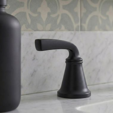 Click here to see Delta RP102026BL Delta Geist Two Metal Lever Handle Kit, ADA-Compliant, Matte Black - RP102026BL