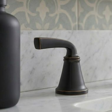 Click here to see Delta RP102026OB Delta Geist Two Metal Lever Handle Kit, ADA-Compliant, Oil-Rubbed Bronze - RP102026OB