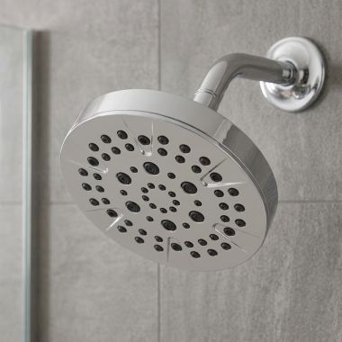 Click here to see Delta RP101959PC Delta 5-Setting Showerhead, 1.75 GPM, Polished Chrome - RP101959PC