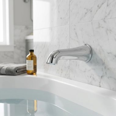 Click here to see Delta RP101961PC Delta Greydon Diverter Tub Spout, Chrome - RP101961PC