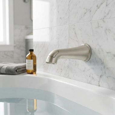 Click here to see Delta RP101961SP Delta Greydon Diverter Tub Spout, Spotshield Brushed Nickel - RP101961SP