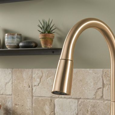 Click here to see Delta RP100546CZ Delta Greydon Wand Assembly, ShieldSpray, Champagne Bronze - RP100546CZ