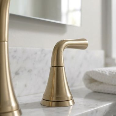 Click here to see Delta RP103821CZ Delta Kayra Replacement Lever Handle Kit for 3533LF-PDMPU, ADA, Champagne Bronze - RP103821CZ