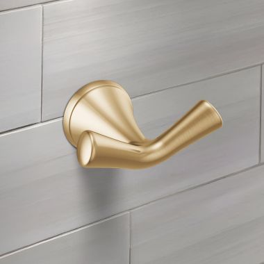 Click here to see Delta 73335-CZ Delta Kayra Robe Hook, Champagne Bronze - 73335-CZ
