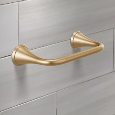 Click here to see Delta 73350-CZ Delta Kayra Pivoting Toilet Paper Holder, Champagne Bronze - 73350-CZ