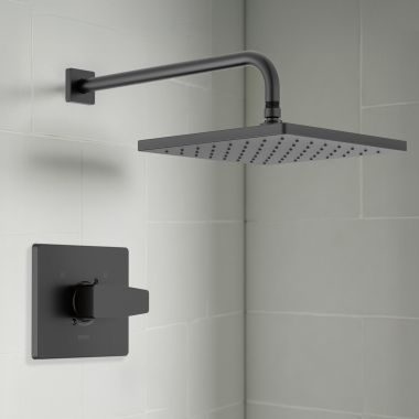 Click here to see Delta T14268-BL-PP Delta Modern Monitor 14 Series Shower Trim, Touch-Clean, MultiChoice, ADA, 1.75 GPM, Matte Black - T14268-BL-PP