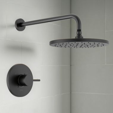 Click here to see Delta T14269-BL-PP Delta Modern Monitor 14 Series Shower Trim, Touch-Clean, MultiChoice, ADA, 1.75 GPM, Matte Black - T14269-BL-PP