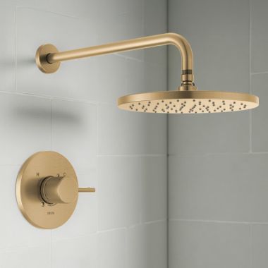 Click here to see Delta T14269-CZ-PP Delta Modern Monitor 14 Series Shower Trim, Touch-Clean, MultiChoice, ADA, 1.75 GPM, Champagne Bronze - T14269-CZ-PP