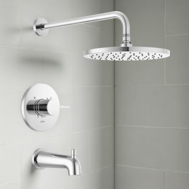 Click here to see Delta T14469-PP Delta Modern Monitor 14 Series Tub And Trim Shower, Touch-Clean, MultiChoice, ADA, 1.75 GPM, Chrome - T14469-PP