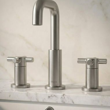 Click here to see Delta RP103456SS Delta Metal Lever Handle Kit for Nicoli Widespread Bathroom Faucet, Stainless - RP103456SS