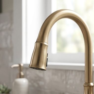 Click here to see Delta RP101832CZ Delta Ophelia ShieldSpray Wand Assembly for Kitchen Faucet, Champagne Bronze - RP101832CZ