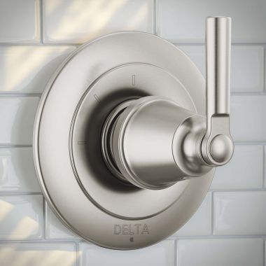 Click here to see Delta T11835-SS Delta Saylor Three Function Diverter Trim - Two Individual Positions & One Shared Position, Stainless - T11835-SS