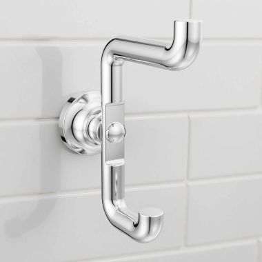 Click here to see Delta 73535 Delta Saylor Double Robe Hook, Chrome - 73535
