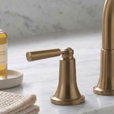 Click here to see Delta RP102205CZ Delta Saylor Handle Kit For Roman Tub Faucet, ADA, Champagne Bronze - RP102205CZ
