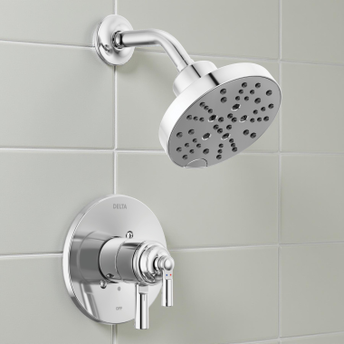 Click here to see Delta T17235 Delta Saylor Monitor 17 Series Shower Trim, Touch-Clean, ADA-Compliant, 1.75 GPM, Chrome - T17235