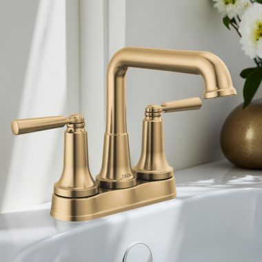 Click here to see Delta 2536-CZTP-DST Delta Saylor Centerset Bathroom Faucet, Two Hadles, Tract-Pack, DIAMOND Seal, ADA-Compliant, 1.2 GPM, Champagne Bronze - 2536-CZTP-DST