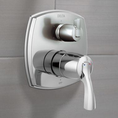 Click here to see Delta T24876-PR-LHP Delta Stryke Monitor 14 Series Valve Only Trim With Three Settings, Integrated Diverter (Less Handle), ADA, Lumicoat Chrome - T24876-PR-LHP