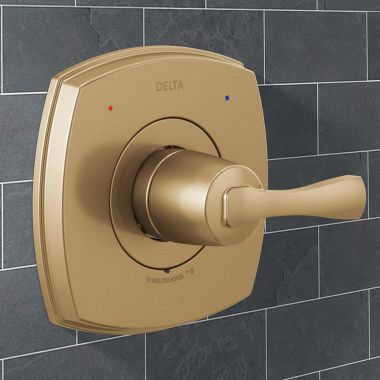 Click here to see Delta T14076-CZ-PR Delta Stryke Monitor 14 Series Valve Only Trim, MultiChoice Universal Valve, ADA, Lumicoat Champagne Bronze - T14076-CZ-PR
