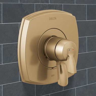 Click here to see Delta T17076-CZ-PR Delta Stryke Monitor 17 Series Valve Only, MultiChoice Universal Valve, ADA, Lumicoat Champagne Bronze - T17076-CZ-PR