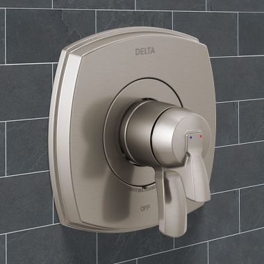 Click here to see Delta T17076-SS-PR Delta Stryke Monitor 17 Series Valve Only, MultiChoice Universal Valve, ADA, Lumicoat Stainless - T17076-SS-PR