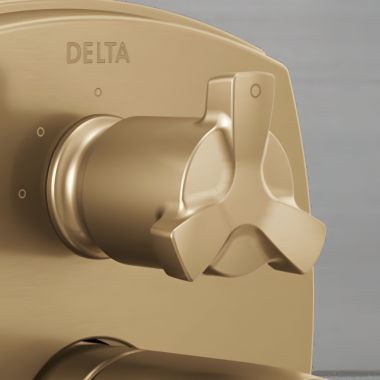 Click here to see Delta H560CZPR Delta Stryke Helo Spoke Diverter Handle Kit for Delta Stryke Integrated Diverter Valves, Lumicoat Champagne Bronze - H560CZPR